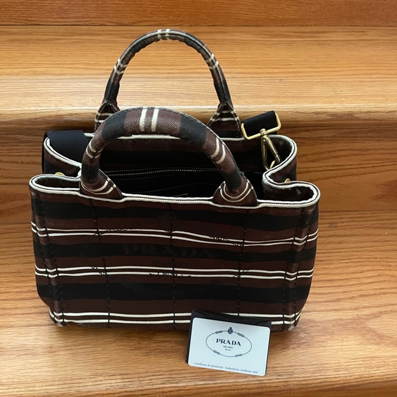 Prada Handbags - PRADA Canapa Small Handbag canvas handbag